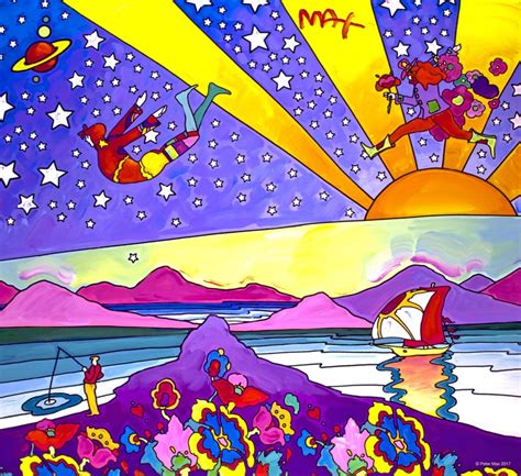 peter max returns  ocean galleries fourth  july weekend   newest collection  cosmic