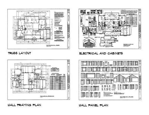 plans detailed building plan  home construction plan packages stone house plans