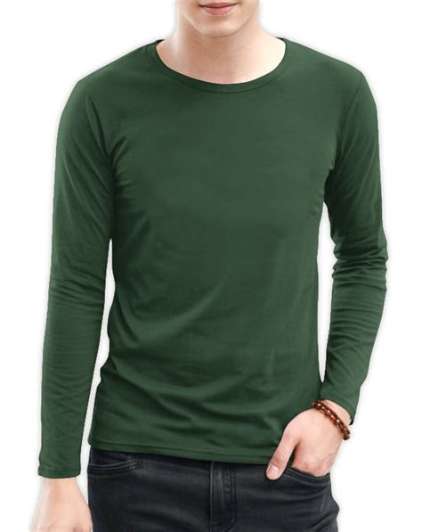 jual kaos polos pria katun combed  lengan panjang warna