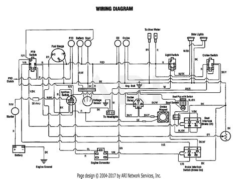 wiring diagram mtd lawn tractor acf