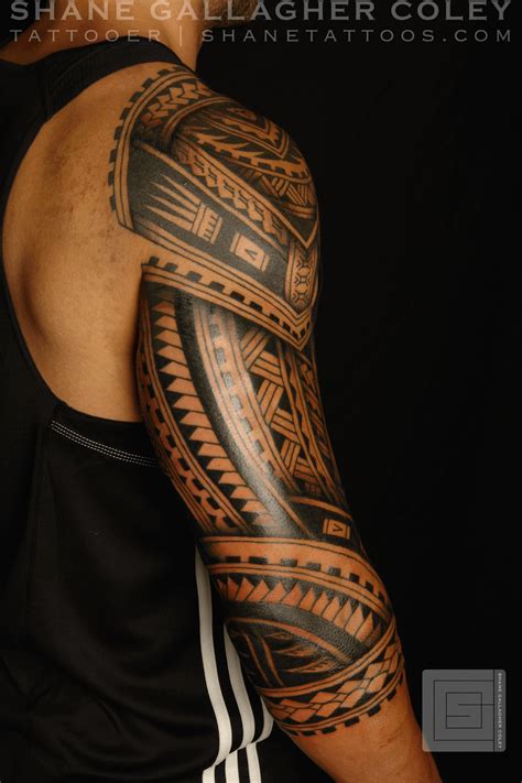 maori polynesian tattoo polynesian sleeve tatau tattoo