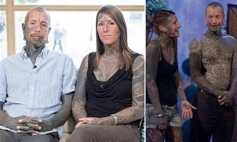 husband and wife who claim to be the most tattooed couple in the uk