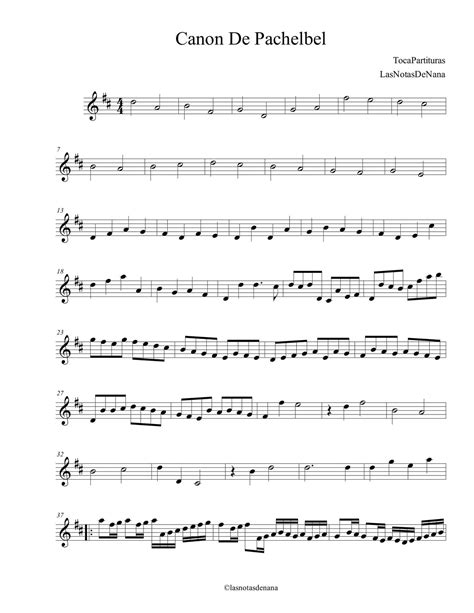 partitura pachelbel canon   violin  ii iii vrogueco