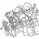 Coloring Ninjago Lego Pages Printable Popular sketch template