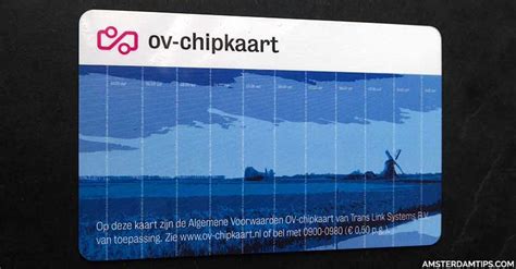 ov chip card public transport  amsterdam  netherlands