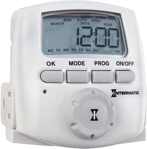 intermatic dt heavy duty indoor digital plug  timer white