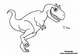 Rex Coloring Pages Choose Board Cute sketch template