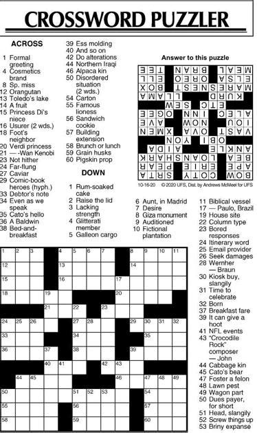 crossword puzzle advicecomics  oct   community