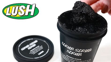 lush scrub scrub scrub shower scrub review youtube