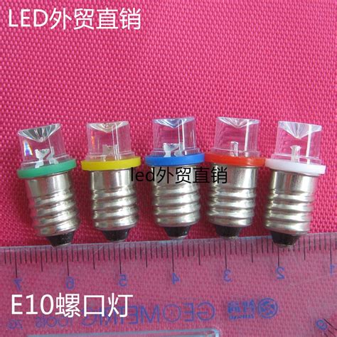 6 3v E10 Bulb Led Bulb Lamp Crystal Lamp Pen Screw Light Bulb Light