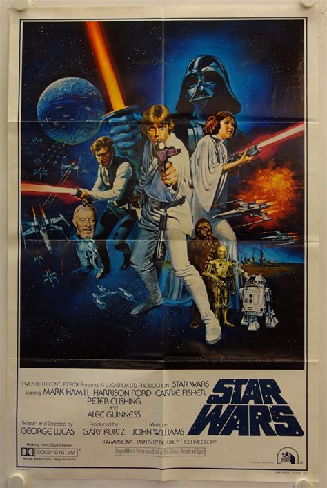 star wars original release  onesheet  poster