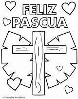 Pascua Coloringtop источник Biblicas sketch template