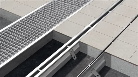 stainless steel drainage channel  inoxsystem srl