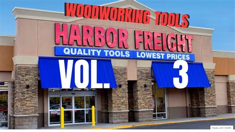 amazing tools  harbor freight woodworking  haves part  youtube