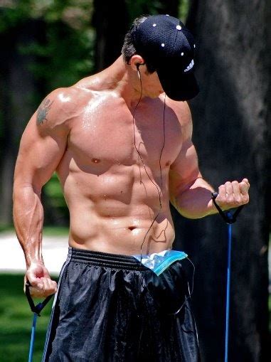 american irish shirtless muscle workout