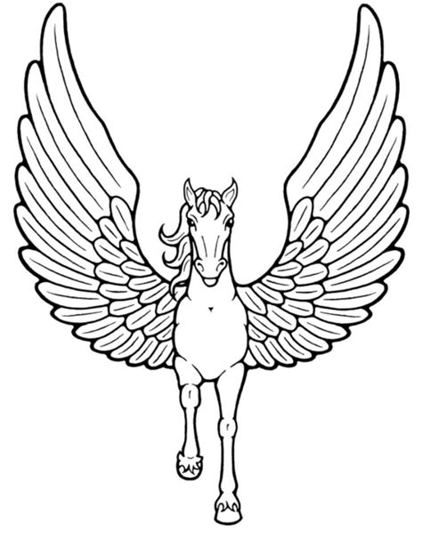 print  unicorn coloring pages  children animal