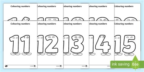 colouring page  numbers   twinkl numeracy eyfs