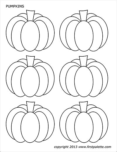 small pumpkin template  printable printable templates