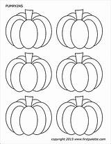 Pumpkin Pumpkins Printable Small Coloring Pages Halloween Activities Printables Preschool Template Templates Firstpalette Kids Shapes Fall Crafts Outline Cutting Drawing sketch template