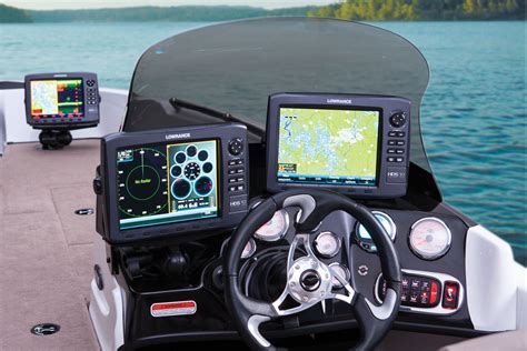 dual consoles wlowrance hd fishfinder wgps easy  read instrumentation port glovebox