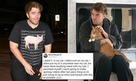 youtube star shane dawson denies having sex with his cat