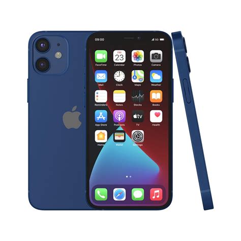 apple iphone  mini gb blue primo