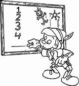 Pinocchio Coloring Pages Teaching Board Wecoloringpage sketch template