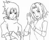 Sakura Naruto Coloring Haruno Pages Anime Printable sketch template