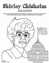 Coloring Sheets Printable Pages History Power Month Girl Shirley Chisholm Women Book Kids Activities Color Celebrate Doodles Ave African American sketch template