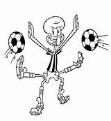 Coloring Pages Football Soccer Spongebob Squidward Goalkeeper Sponge Colouring Bob Sheets Enjoy Going Then These If Getcolorings Ratings Yet Printable sketch template