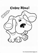 Blue Coloring Clues Pages Sheets Preschool Worksheets Printable Kids Fun Educational sketch template