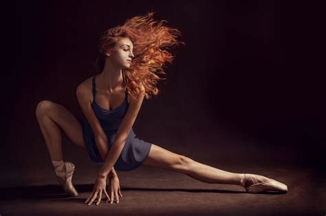wallpaper sports women redhead model ballerina free download nude