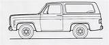 Chevy Blazer Coloring Pages Truck Trucks Drawing Chevrolet Pickup Drawings Sketch Gmc C10 Outline Lifted Toon 1973 Pic2fly Credit Larger sketch template