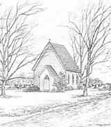 Churches Church Old Small Abandoned House Drawing Draw Drawings Sketches Things Big Pencil Country Google Impact Paintings Leadership Getdrawings Easy sketch template