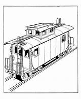 Train Coloring Caboose Pages Drawing Trains Railroad Printable Freight Car Bnsf Toy Clipart Diesel Cliparts Sheets Colouring Teach History Fun sketch template