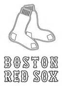 boston red sox logo coloring page  printable coloring pages
