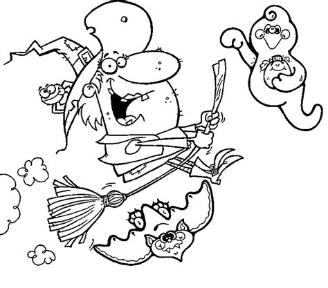 halloween witches coloring pages  kids pluscoloringcom