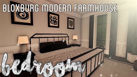 Realistic Modern Farmhouse Bedroom Bloxburg Melendezz Youtube