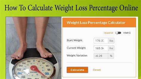 figure percentage  weight loss formula weightlosslook