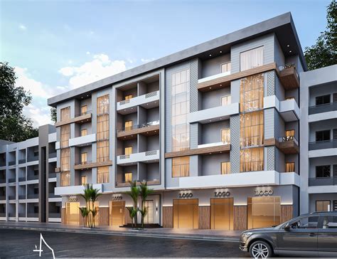 commercial residential building  hurghada  behance