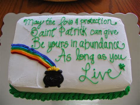 piped dreams st patricks day sheet cake