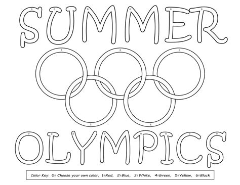 printable olympic coloring pages supplyme