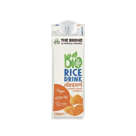 rice drink with almond 1l the bridge naturaliorganicmalta