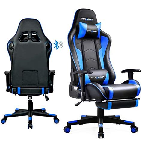 Gtracing Gaming Chair With Speakers And Footrest Bluetooth