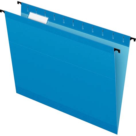 pendaflex surehook reinforced hanging folders blue  box quantity