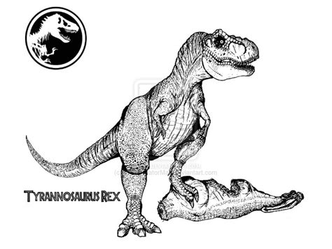 pics  jurassic world  rex coloring pages world jurassic
