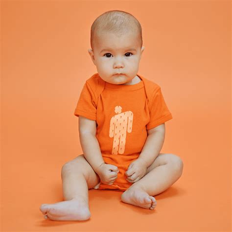 blohsh onesie  orange billie eilish released clothes  kids popsugar uk parenting photo