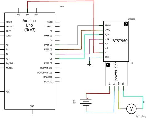 jual bts high current motor driver  bridge module  arduino bts   lapak dxtronics