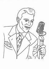 Jobs Coloring Pages Singer sketch template