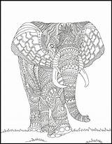 Coloring Pages Elephant Adult Indian Hindu Color Number Printable Adults Drawing Getcolorings Animal Getdrawings Feathers Visit Colorings Book Print sketch template